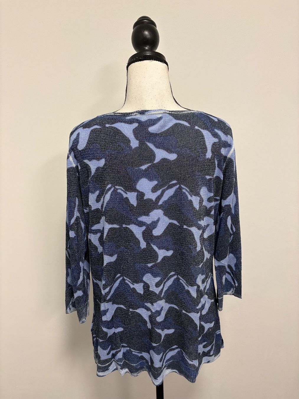 Maglioni & Felpe: Amy Vermont Feinstrickpullover mit Muster blau 40 3/4 Arm – Nuovo (secondo la descrizione) da Regensdorf venduto da secondchancefashion 2