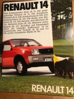 Prospekte Konvolut Renault 14
