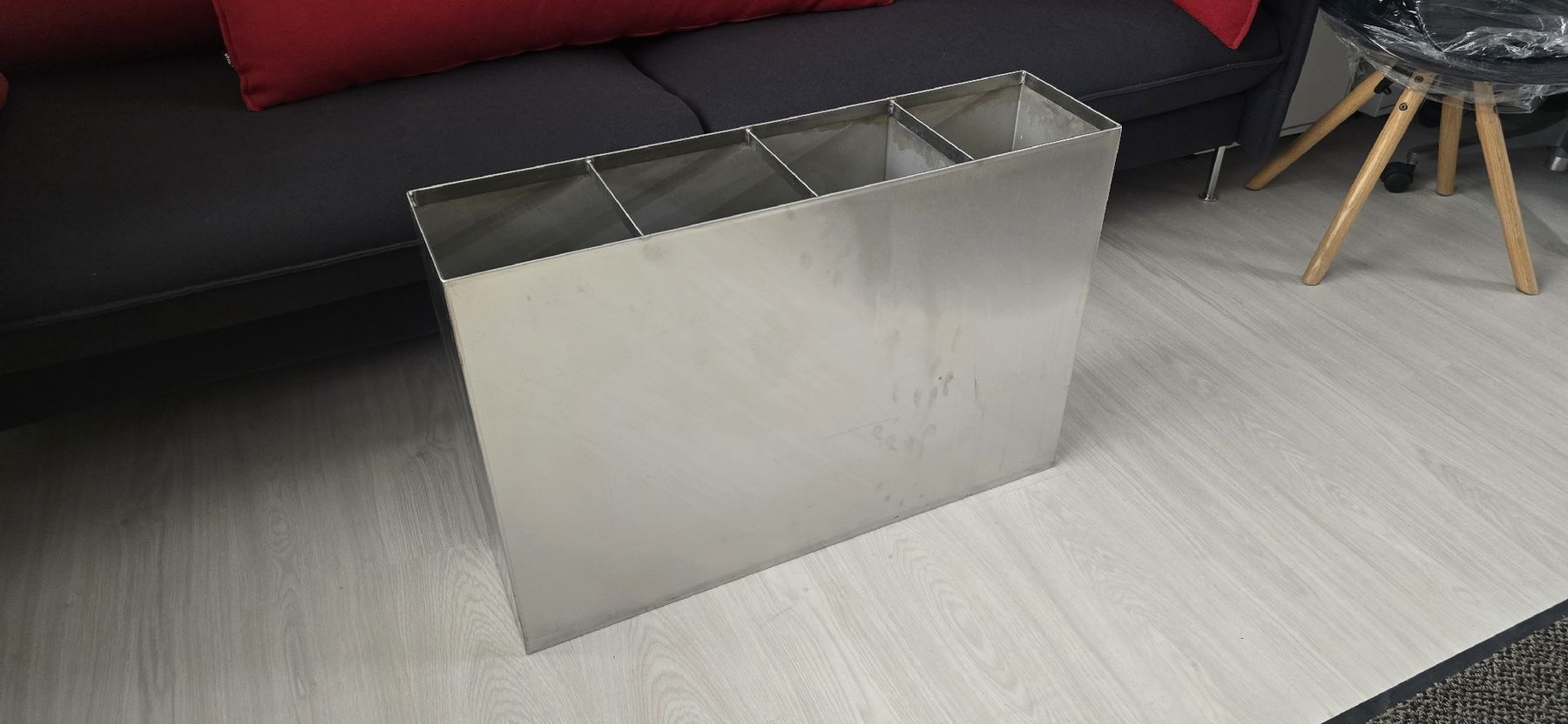 Blumentöpfe: Chromstahl Blumentopf 80x55x20 – Neu (gemäss Beschreibung) aus Gontenschwil von bohi44
