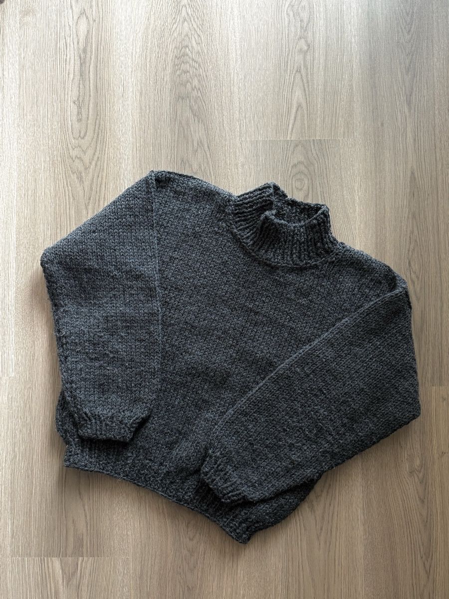 Pullover & Sweatshirts: Handgestrickter Wollpullover Rollkragen 100% Wolle – Gebraucht aus Langnau am Albis von Nataliehershlag 5