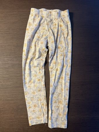 Blümchen Leggings Wheat Gr 98