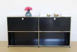 USM Sideboard in Schwarz, Lieferung & Umbau möglich