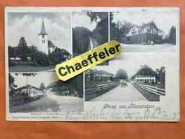 Alte Ansichtskarte Gruss aus Blumstein BE, 1902 Top Zustand!
