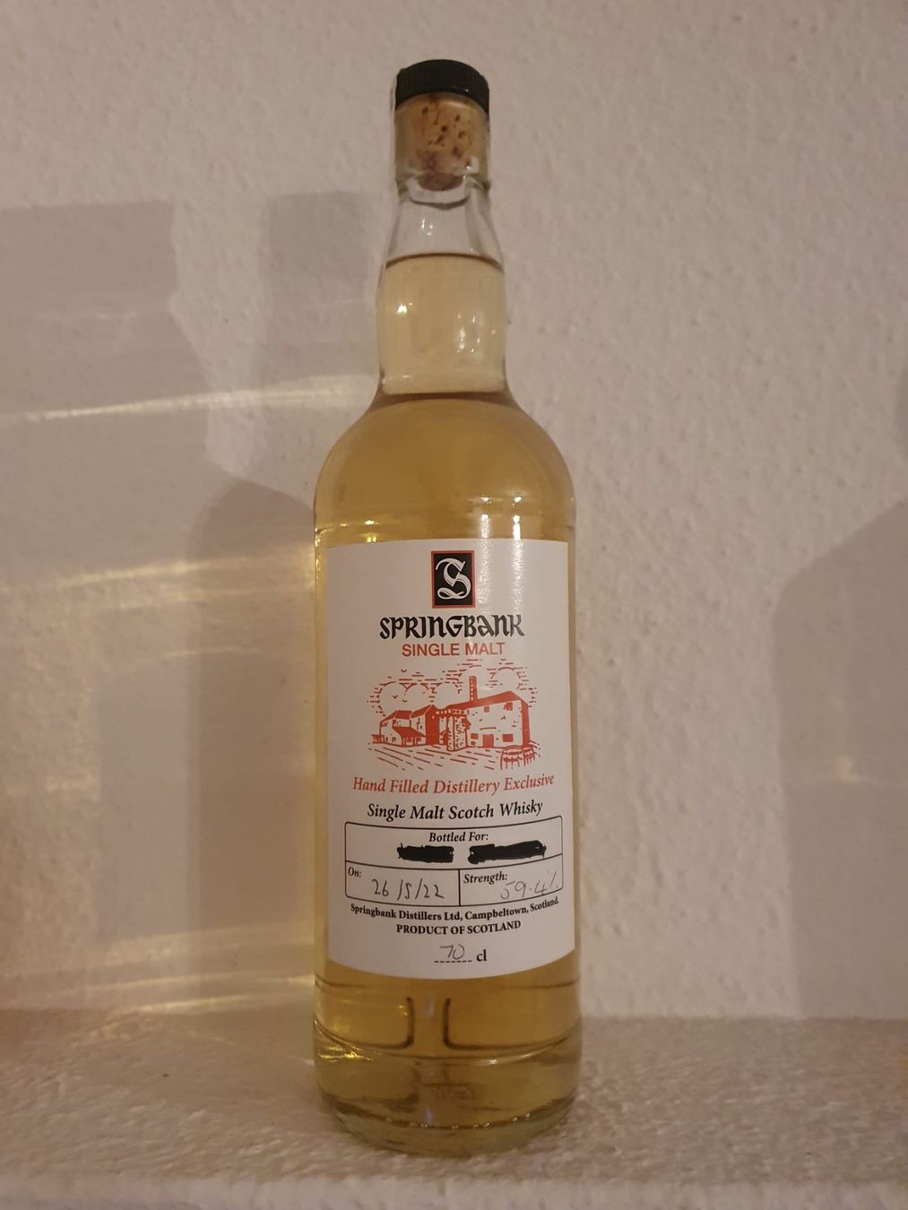 Springbank Bevande alcoliche: Springbank handfilled Distillery Exclusive bot.26.5.2022 – Nuovo e nell'imballaggio originale da Langnau am Albis venduto da jer_pm72