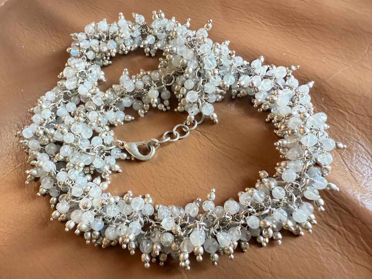 Catenine: Schöne Mondstein Kette NEU – Nuovo e nell'imballaggio originale da Basel venduto da Chili007 4