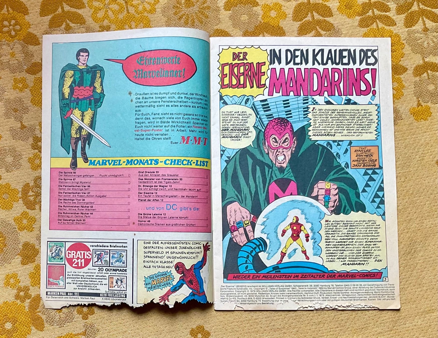 Fumetti: Der Eiserne Heft Nr 12 von 1976 – Usato da Endingen venduto da nathan05 1