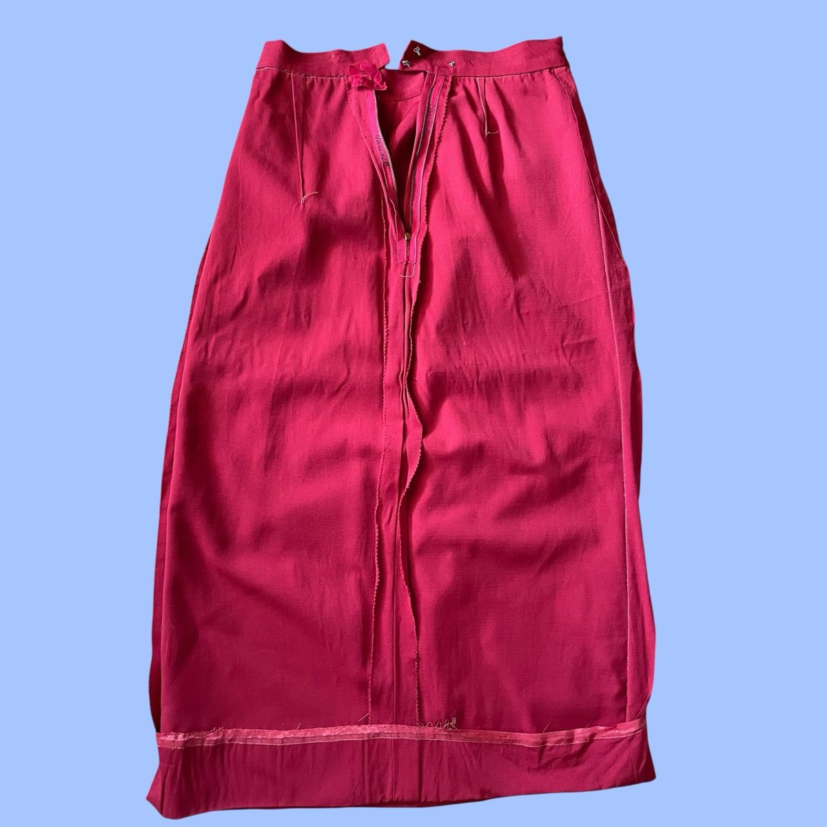 Completi & Tailleur: 1940s Art Deco vintage red suit gabardine blazer skirt Ameri – Usato da Zürich venduto da MISSYS-WONDERBAG 9