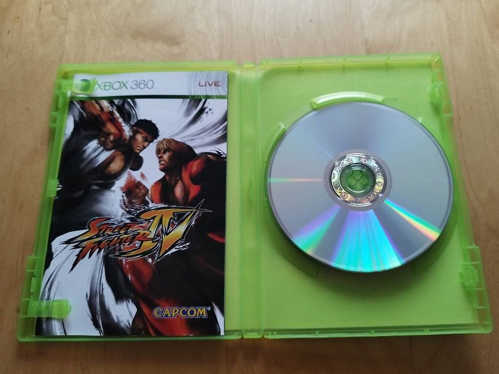 Jeu Xbox 360 Street Fighter IV – Nu (sans Notice Ni Jaquette), état Correct