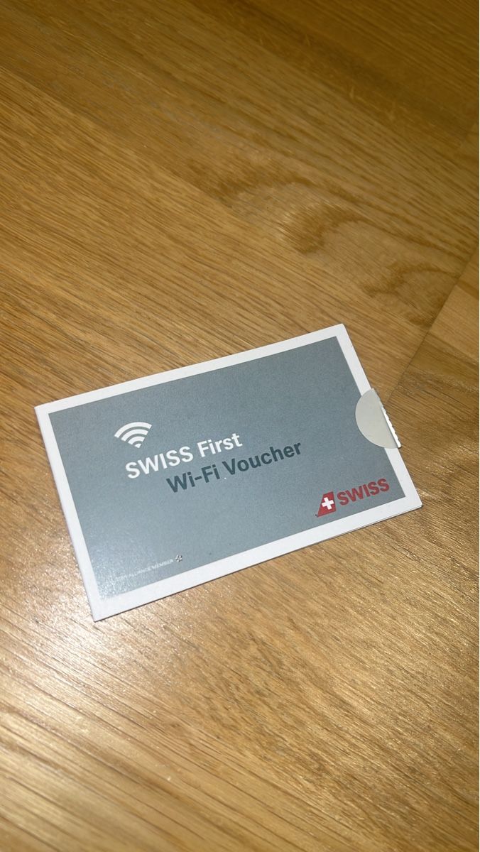 Bons: SWISS First Class Wi-Fi Code – Neuf avec emballage d'origine à Bülach par sec_pph6