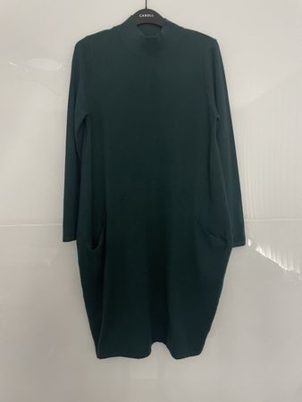 Grünes Kleid aus Polyamid und Viskose