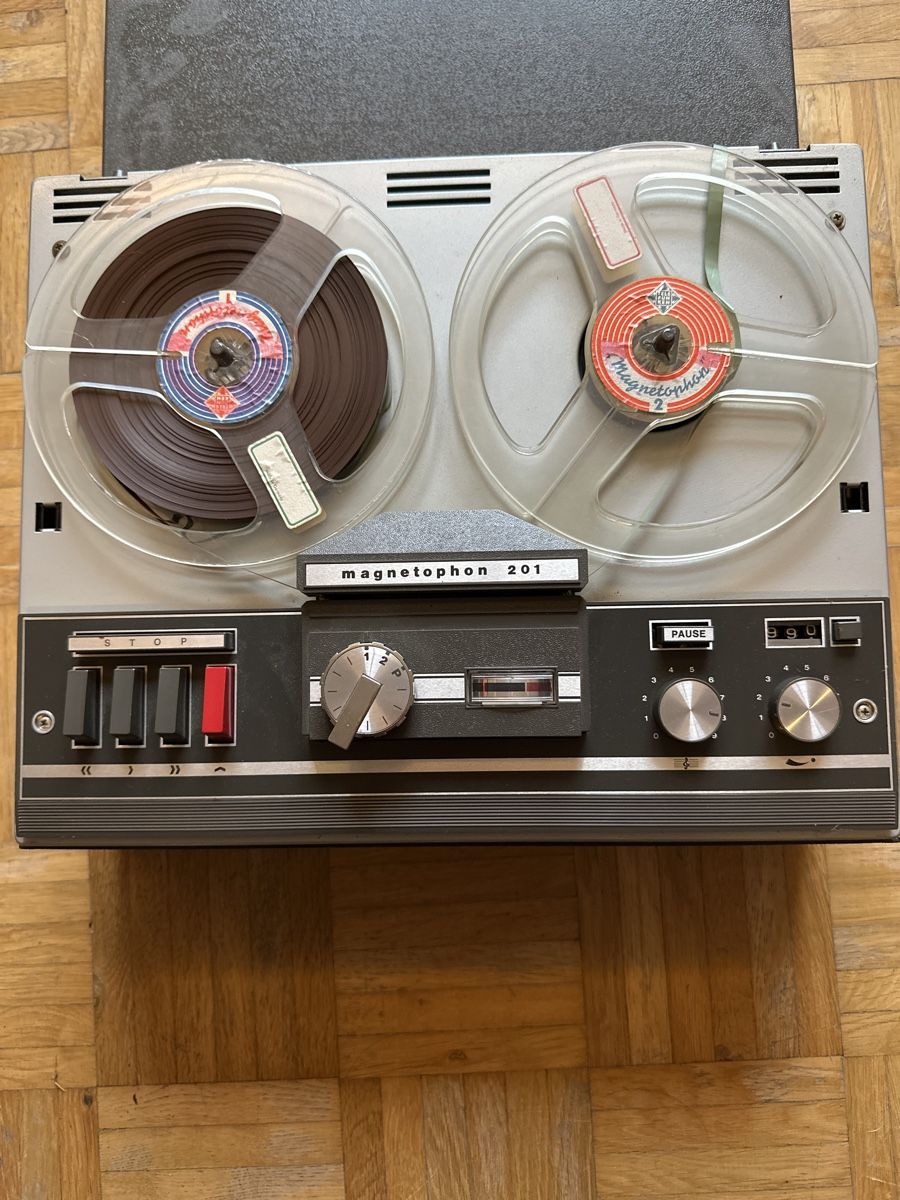 Telefunken Apparecchi a nastro: Telefunken, Tonbandgerät Mod. 201 TS – Usato da Zürich venduto da Thomaslue