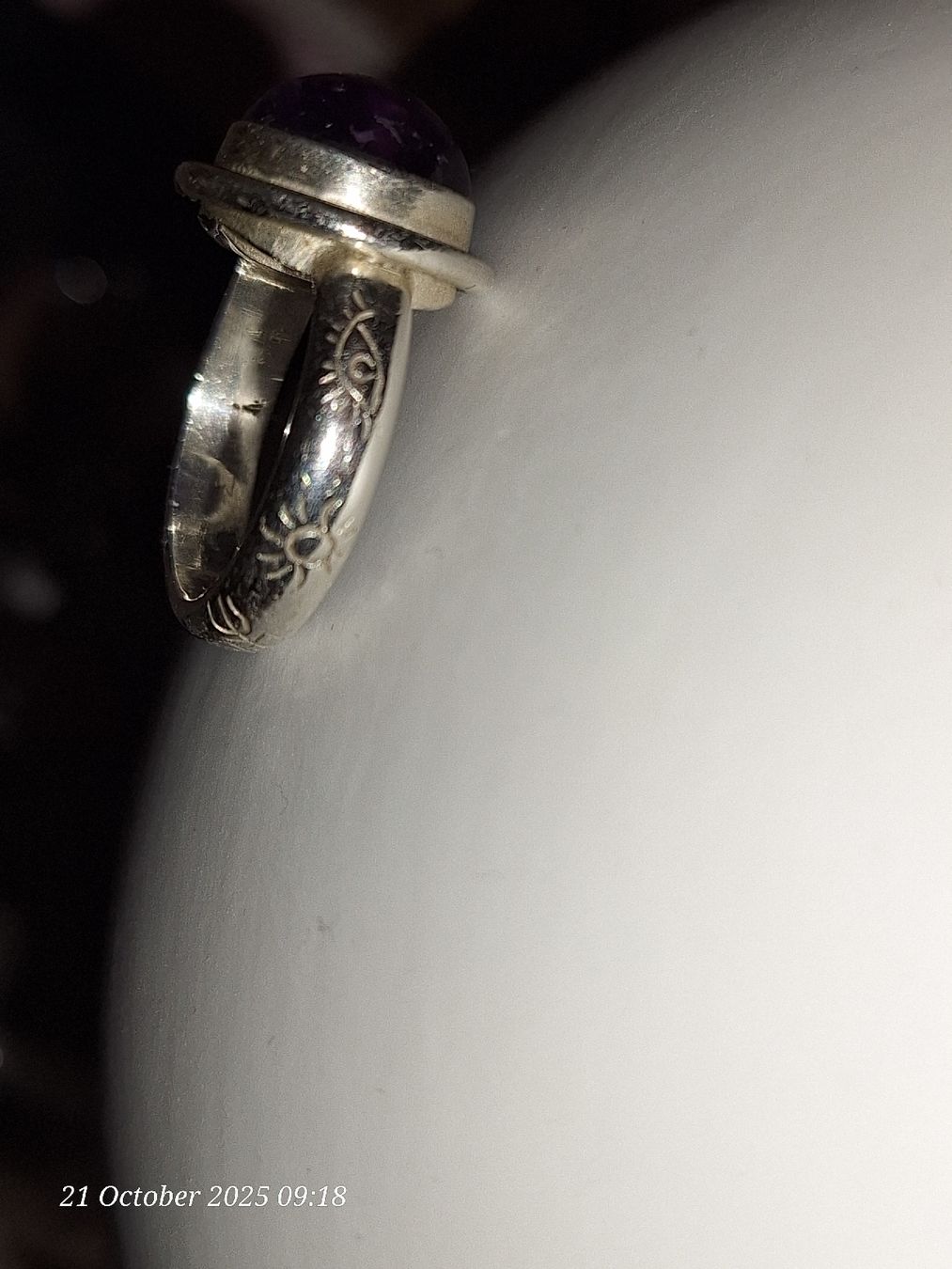 Anelli: Silver Ring with Amethyst 18mm – Usato da Marin-Epagnier venduto da Natasa82 4