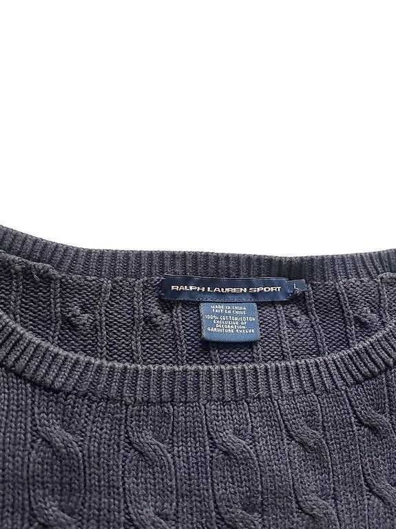 Ralph Lauren Maglioni & Felpe: Blauer Ralph Lauren Cable Knit Pullover – Nuovo (secondo la descrizione) da Erstfeld venduto da RewearKollektiv 1