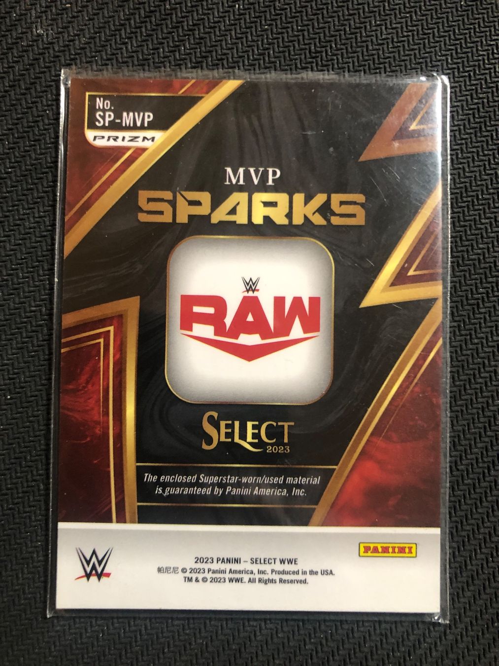 Topps Carte collezionabili: Panini Selet WWE MVP Patch – Usato da Wangenried venduto da Garagara 1