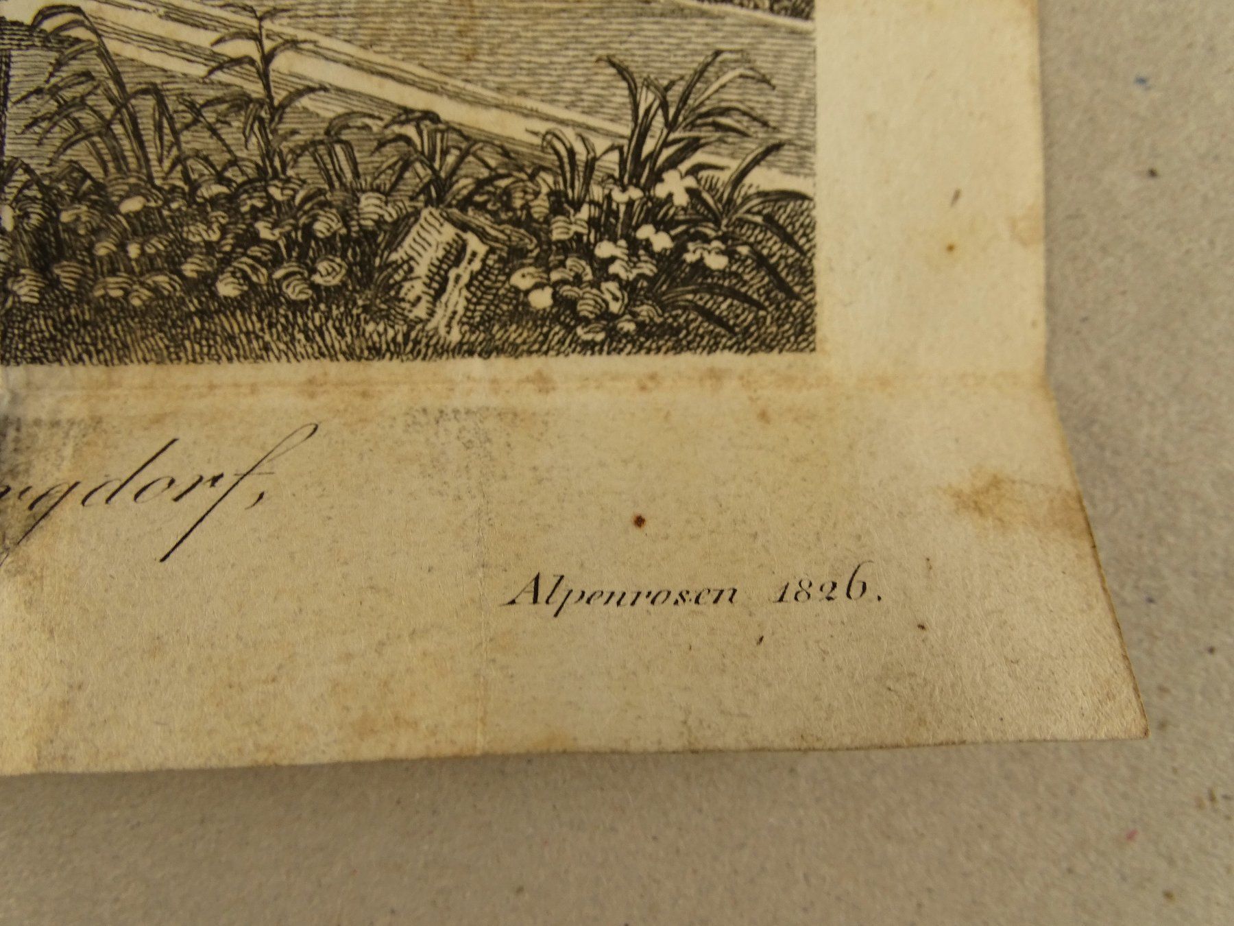 Stiche: BURGDORF, KUPFERSTICH 1826 – Gebraucht aus Grüningen von Kartensammler 5