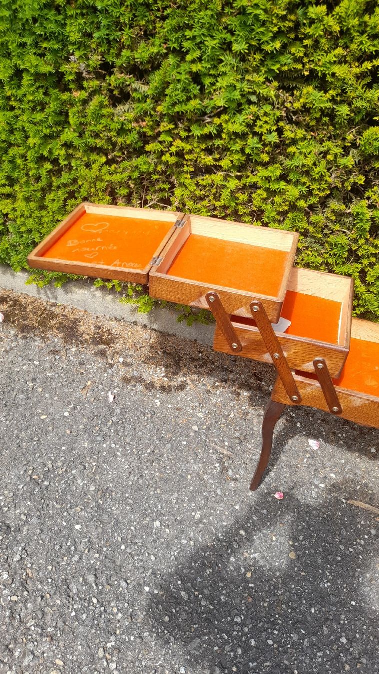 Cassettiere: Travailleuse - Meuble à Couture - VINTAGE – Usato da Bussigny venduto da Zabeth1030 2