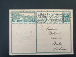 Postkarte 1929  Sierre Eindruck gest.  (G430)