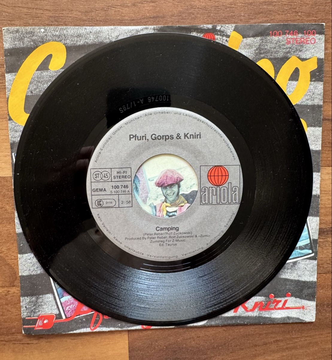 Schallplatten: Pfuri, Gorps & Kniri - Caming - 7" Single - 70s – Gebraucht aus Rorbas von BlackstarRecords 2