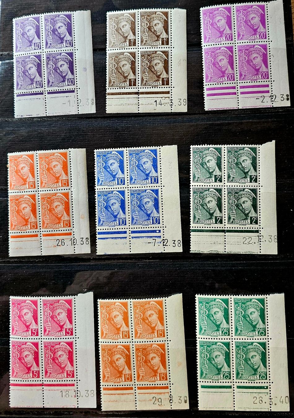 Alle Briefmarken: FRANCE coins datés ** – Neu (gemäss Beschreibung) aus Les Valettes von Nuba1