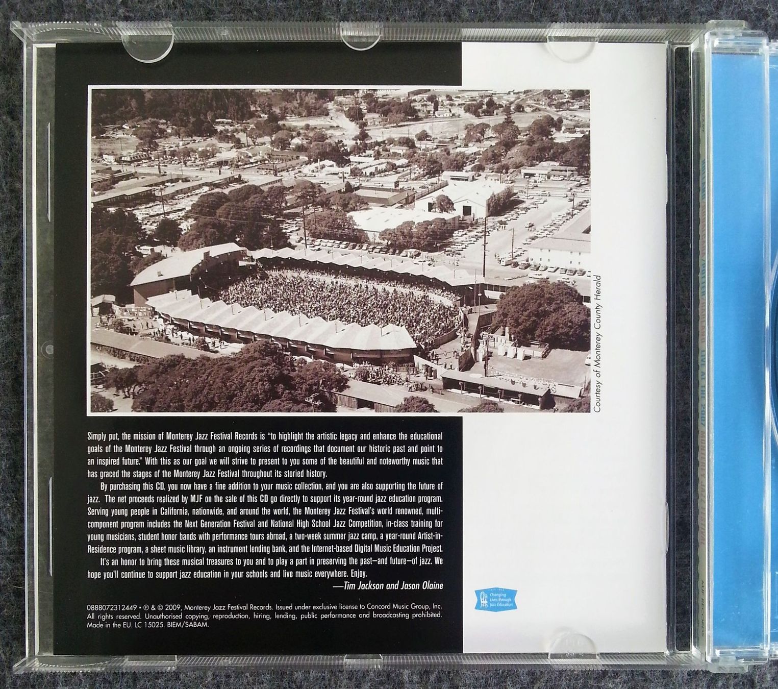 CD: CD THE MONTEREY QUARTET - LIVE MONTEREY 2007, Jazz – Usato da Oberriet SG venduto da Atir47 1