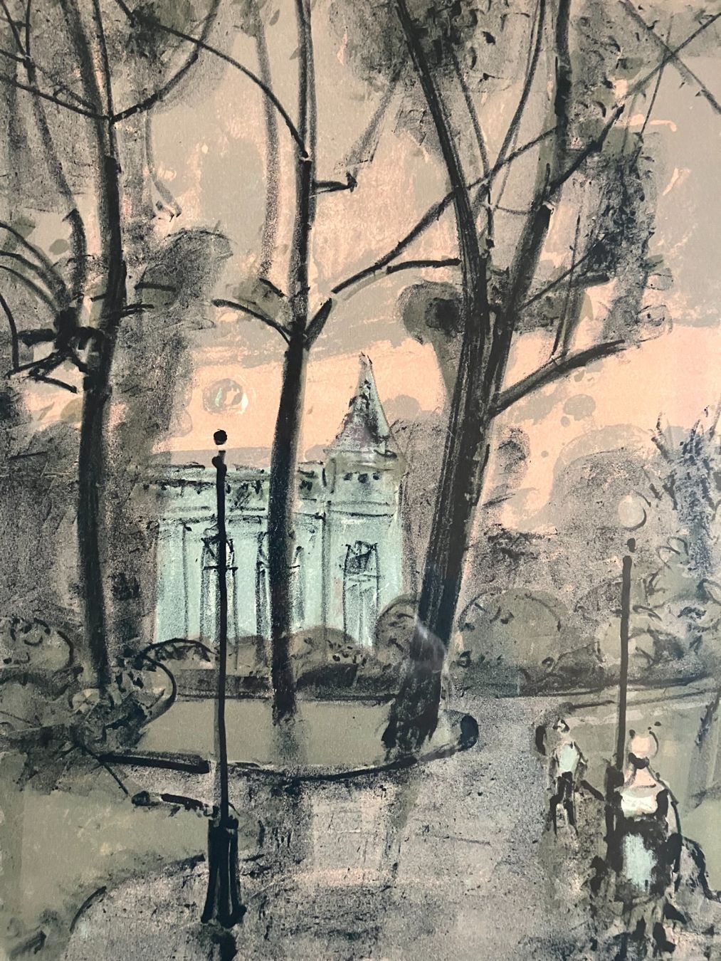 Grafica & Litografie: Abendstimmung, Rudolf Zender – Usato da Männedorf venduto da Amleto3 4
