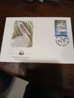 WWF Pochette 1er jour - Bucarest 1984 - Pélican rare!