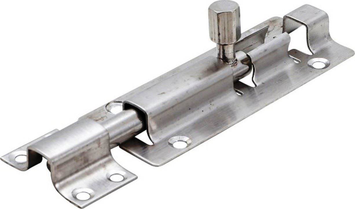 Ferramenta: 2er Set Türriegel  ca.150mm 6" EDELSTAHL – Nuovo e nell'imballaggio originale da St. Gallen venduto da schnaeppchen-preise