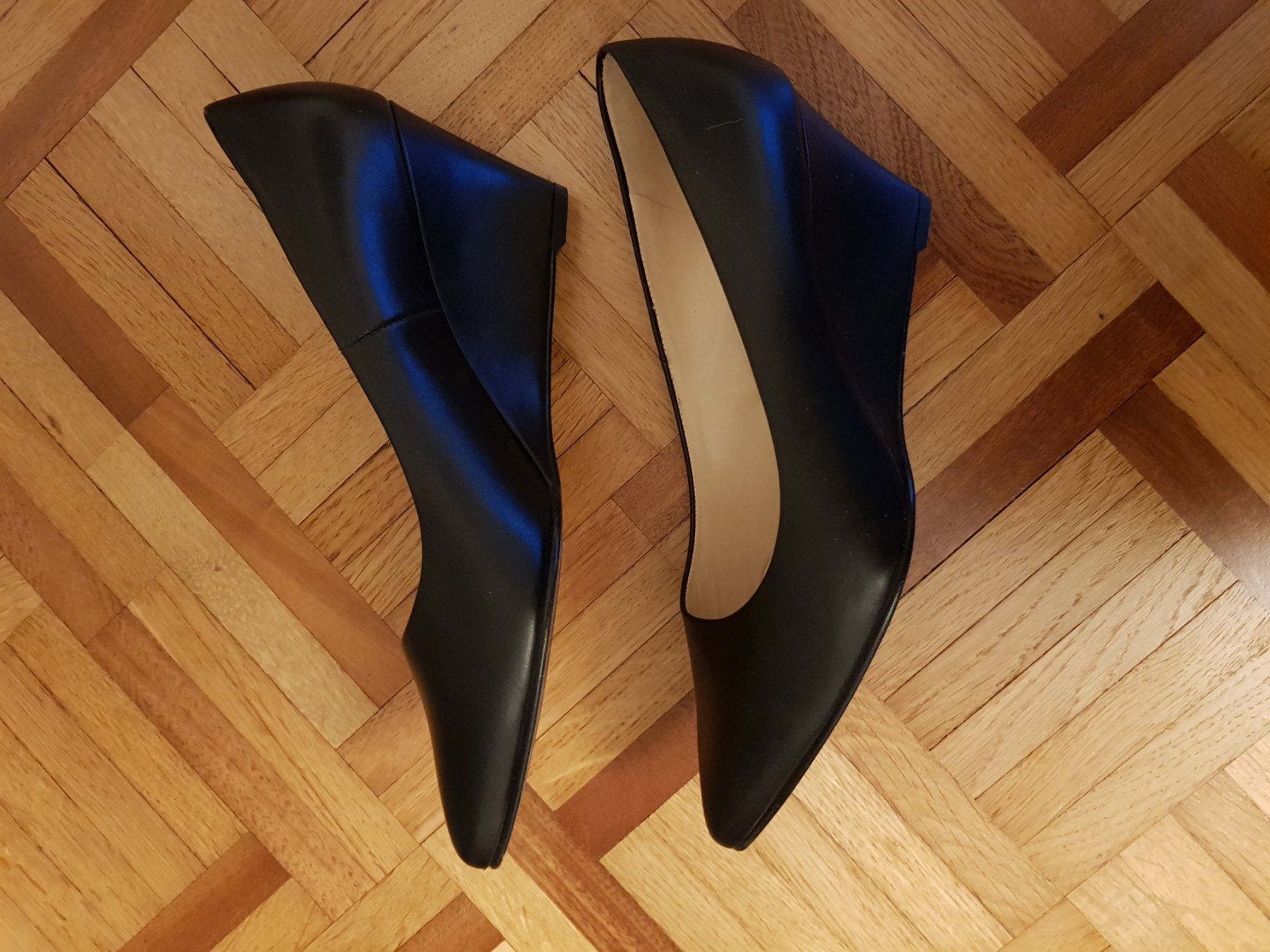 Kaiser Scarpe da donna: Escarpins compensés noirs Peter Kaiser taille 38.5 – Nuovo (secondo la descrizione) da Veyrier venduto da sosozizou 2