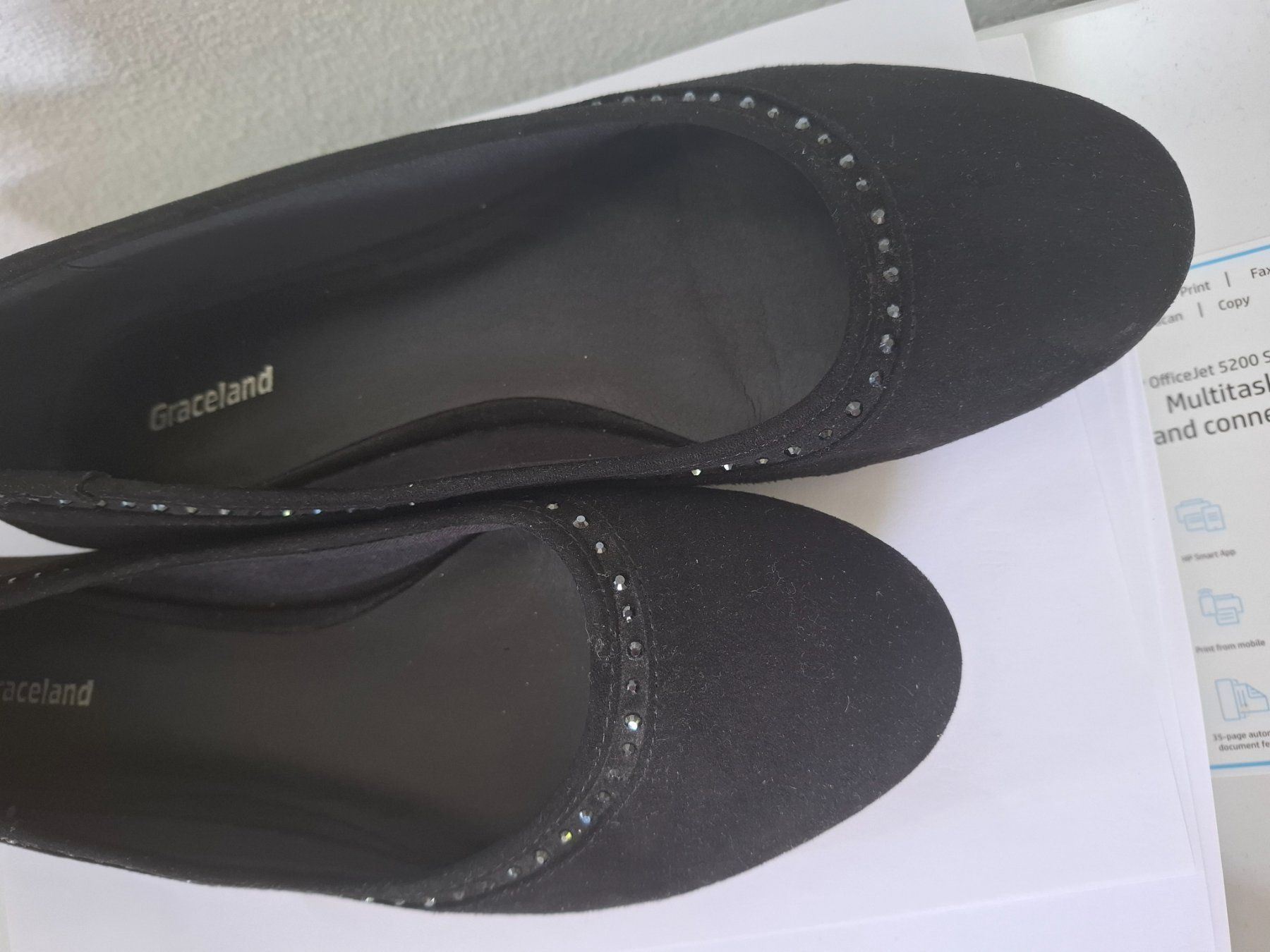 Graceland Scarpe da donna: Graceland, Ballerinas, schwarz, Gr. 41 – Usato da Dornach venduto da shoe-lina 1