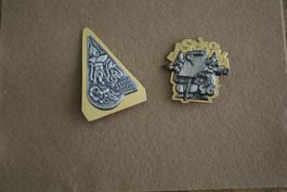 2 Fasnachts‑Pins / Abzeichen – Beckenberg 2000 & FASN 96 – S