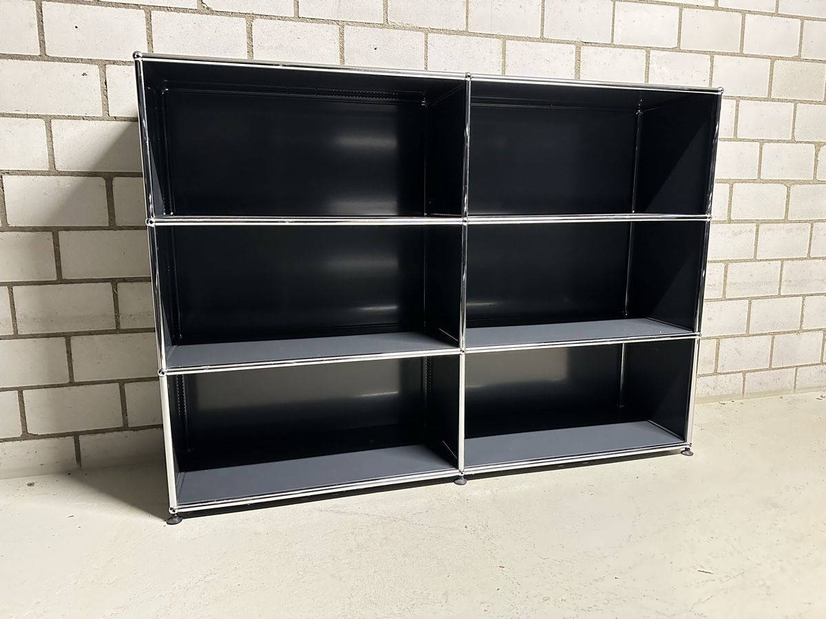 Scaffali: USM Sideboard Anthrazit 2x3 Lieferung&Umbau möglich – Usato da Grenchen venduto da Design-Outlet 3