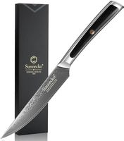 12,7cm Damast Steakmesser, Ergonomischer Griff Steak Knife
