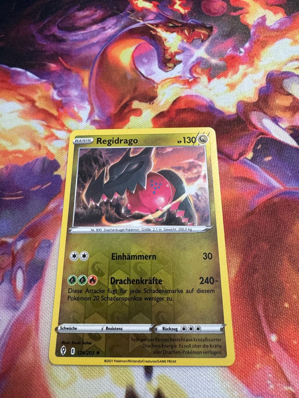 Pokémon Carte collezionabili: Regidrago (EVS 124) / Reverse Holo / Drachenwandel – Nuovo (secondo la descrizione) da Bülach venduto da CherryBlu