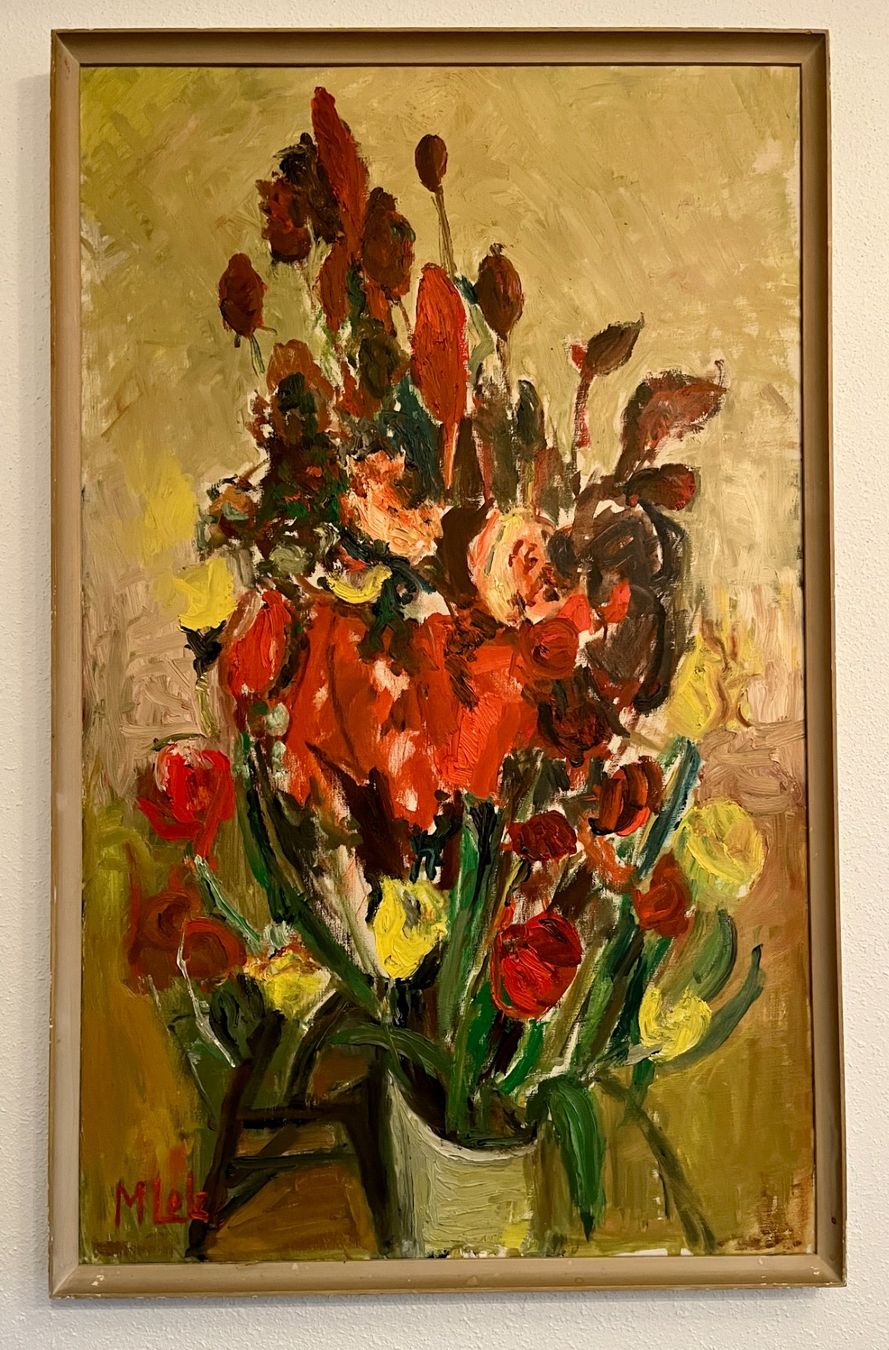 Dipinti: Blumenstillleben Ölgemälde, handsigniert, Herbstfarben! – Usato da Zürich venduto da Dmbz 7
