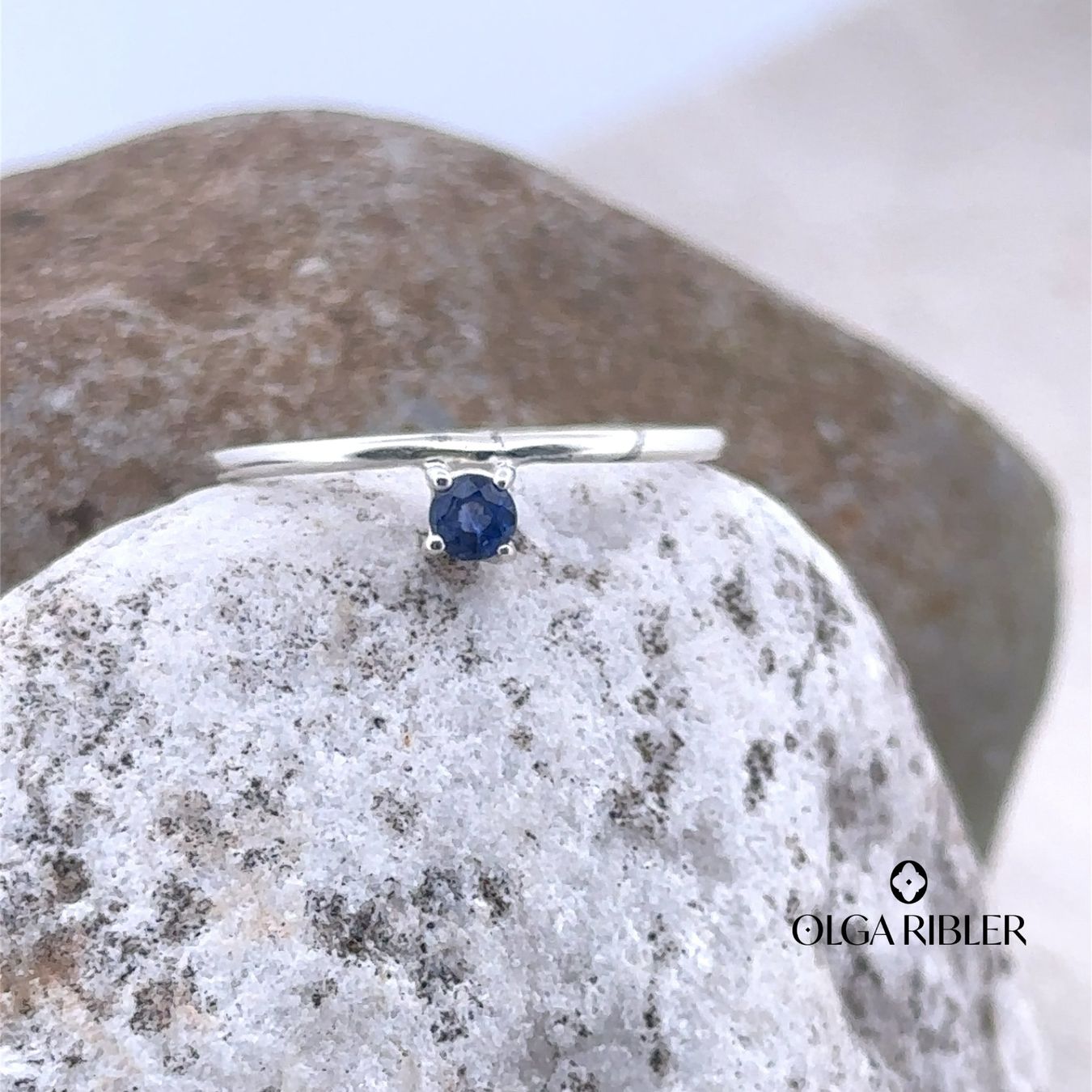 Olga Ribler Anelli: Unikate Silber Ring 925 mit Sapphire Grösse 52 – Nuovo (secondo la descrizione) da Luzern venduto da Schmuckoutlet 4