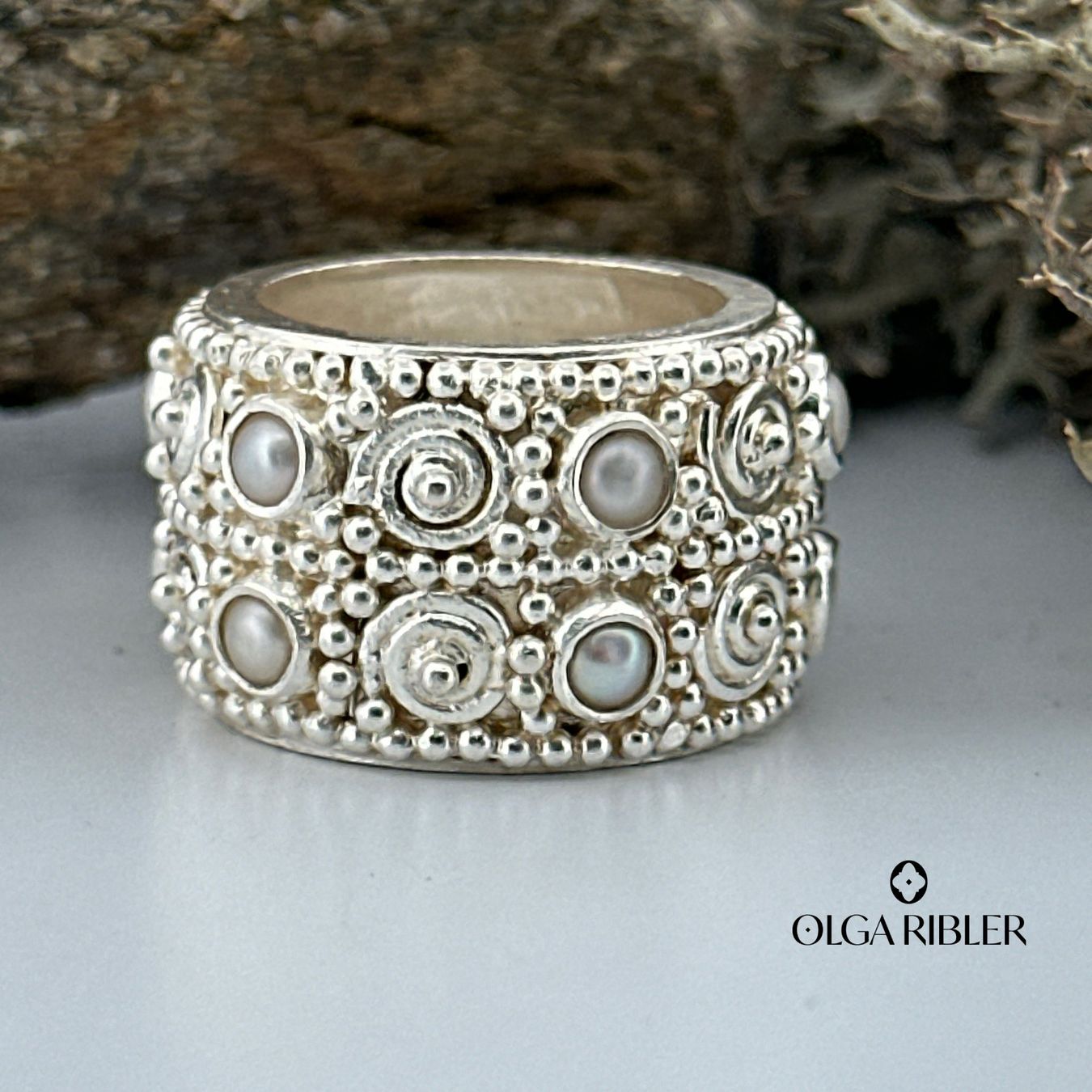 Olga Ribler Ringe: Statement Silber Ring 925  Grösse 55 – Neu (gemäss Beschreibung) aus Luzern von Schmuckoutlet 3