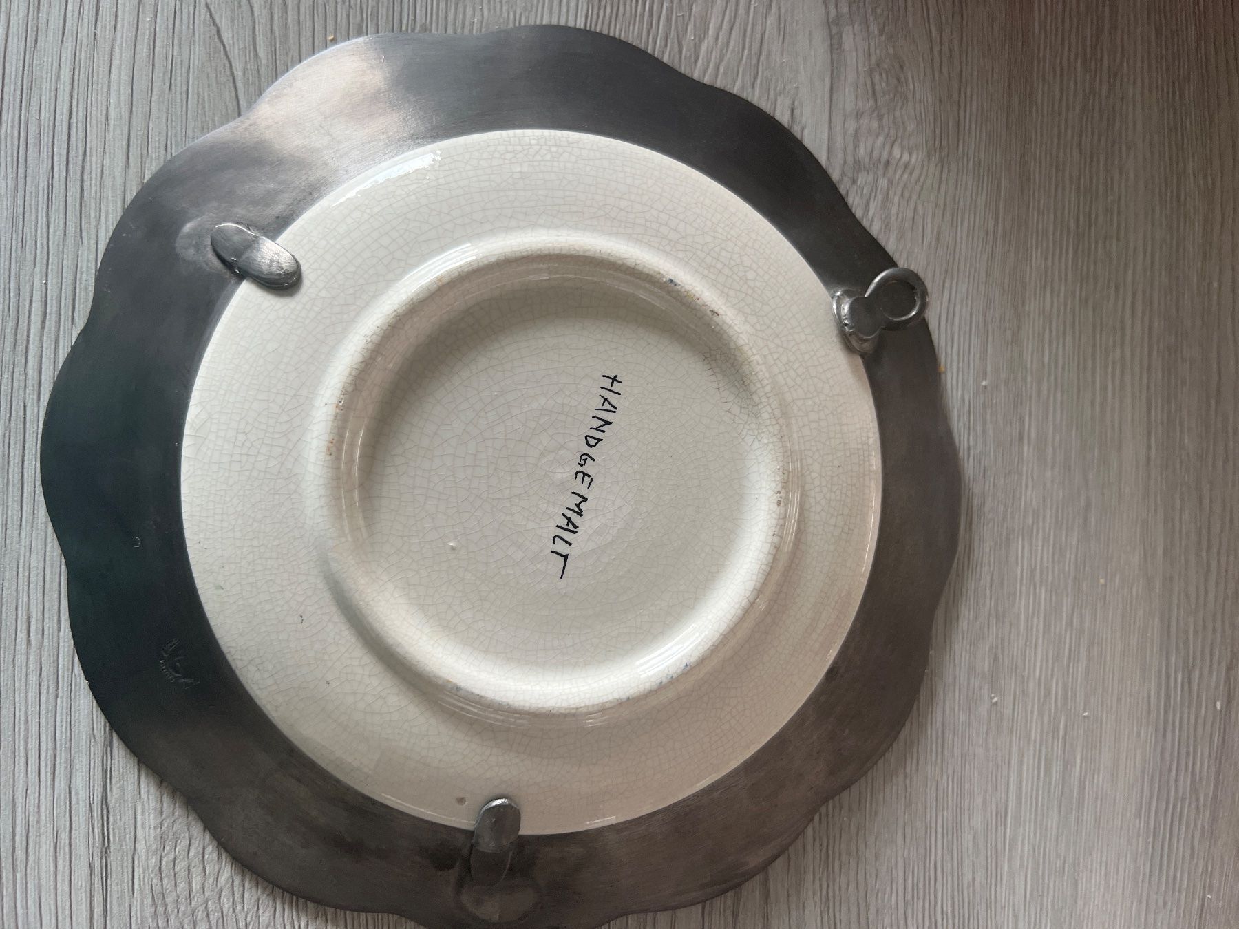 Piatti: Assiette peinte et bord étain – Usato da Châtel-St-Denis venduto da gpf_6dsd 3
