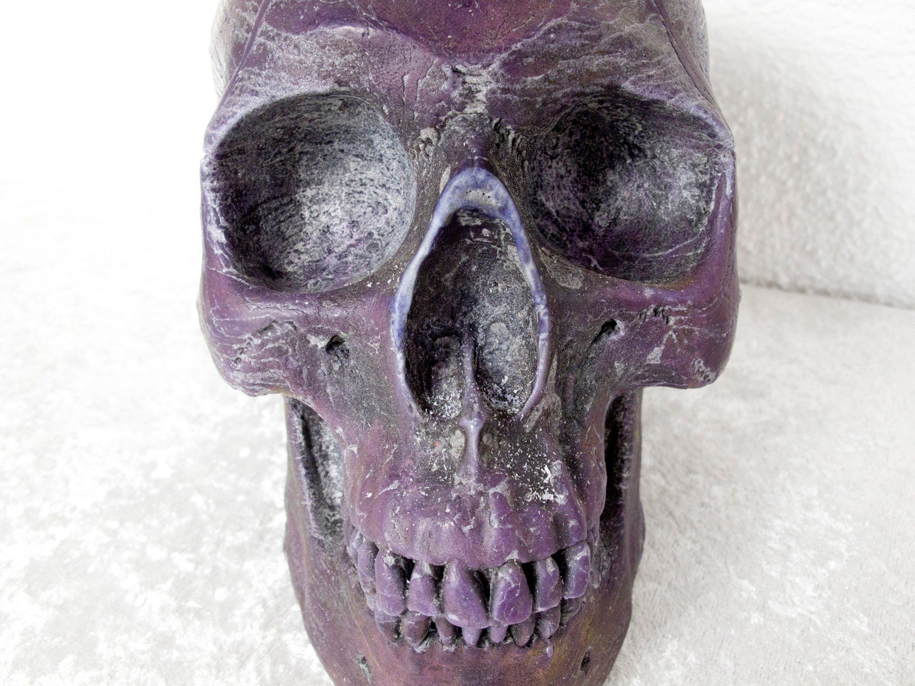 Sculture & Statue: TOTENKOPF KERZE Skull Skulptur in Originalgrösse – Usato da Blauen venduto da wosonst