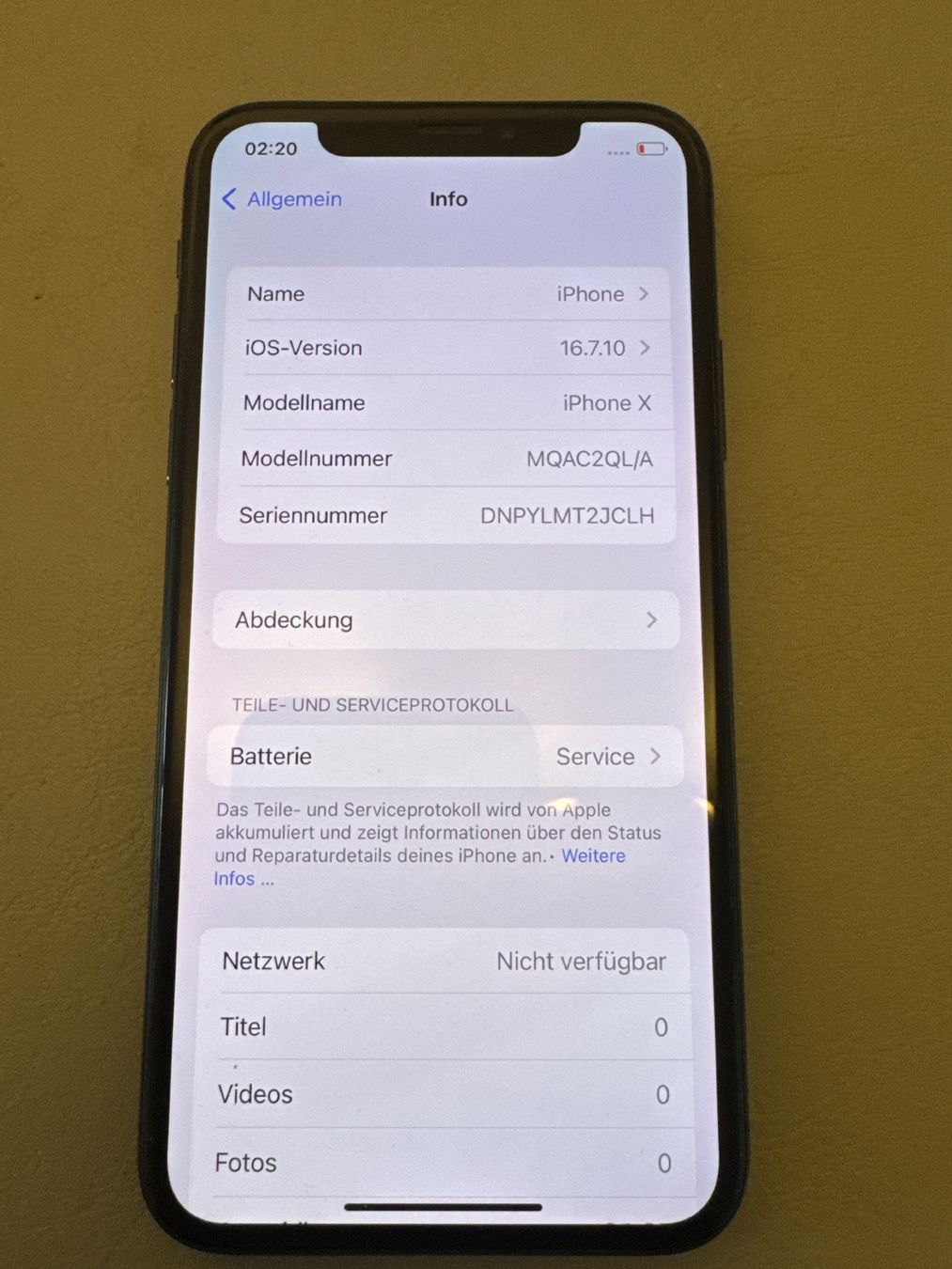 Apple Handys / Smartphones: iPhone X 64GB – Gebraucht aus Adliswil von Busys 1