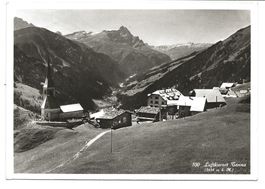 Luftkurort Tenna (GR) Dorfpartie mit Kirche  echt Foto  1945