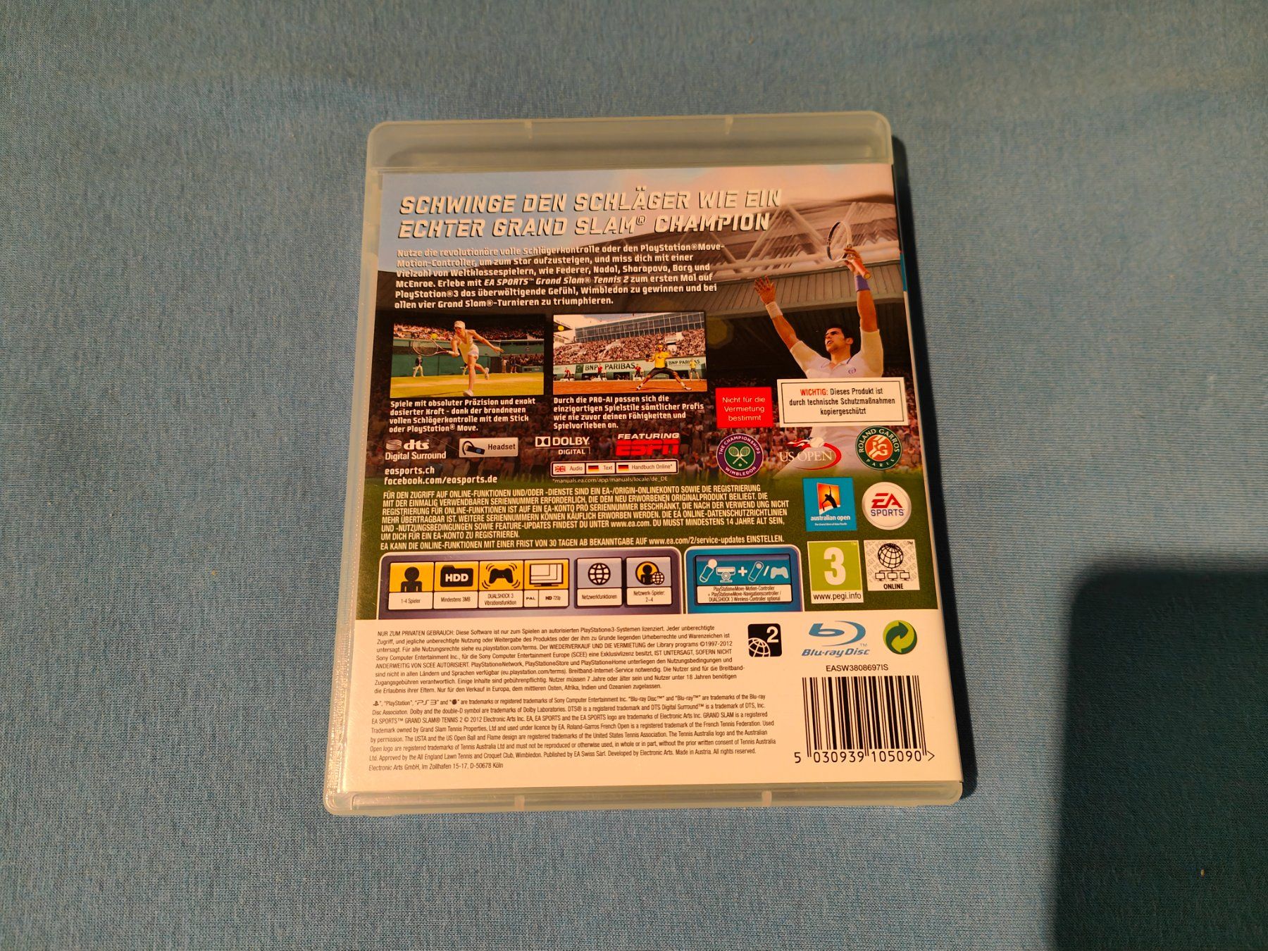 Spiele: Grand Slam Tennis 2 PS3 – Gebraucht aus Dietikon von Migi_97D 2