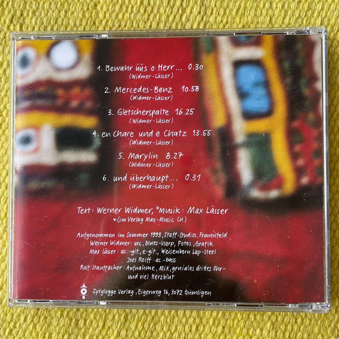 CD: BLUES MAX WERNER WIDMER+MAX LÄSSER-STORIES – Usato da Rorschacherberg venduto da CD-Roli 1