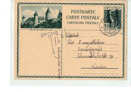 Ganzsache Postkarte PK 125 - Estavayer Le Lac Taxe !!!