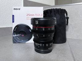 Meike 25mm T2.2-22 MFT Cine Lens (MFT Objektiv)