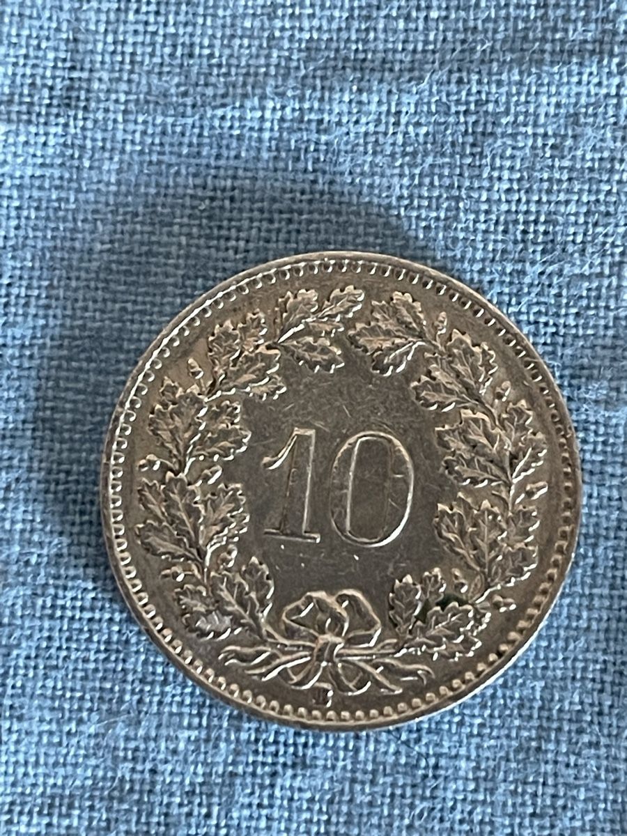 Tutti le monete: Batzen 10 Rappen 1957 – Usato da Igis venduto da rog_6t78