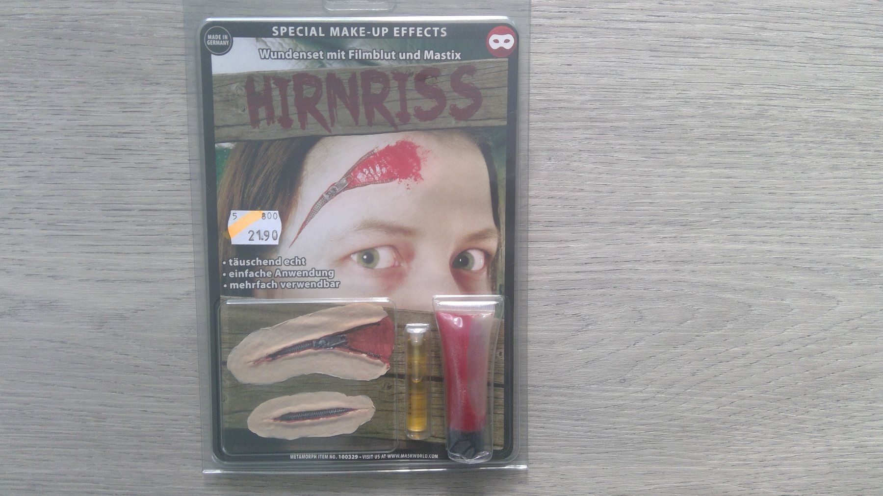 Masken: Horror/Narbenschminksets div Sorten – Neu und originalverpackt aus Zizers von Zigity 1