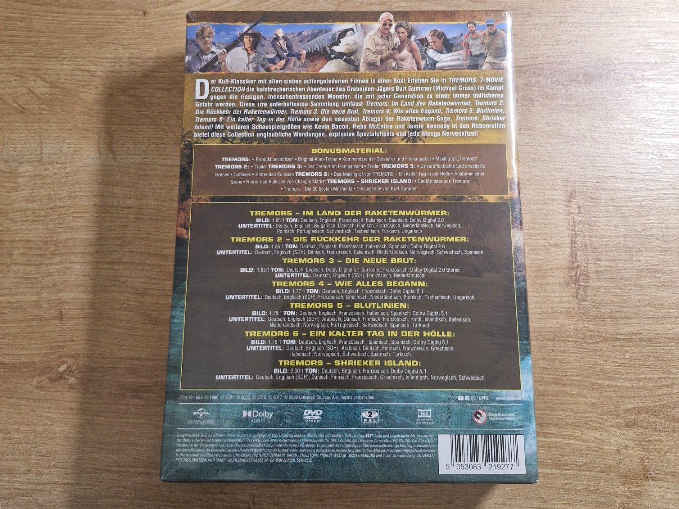 Alle DVDs: Tremors 1-7 NEU OVP DVD – Neu und originalverpackt aus Pfungen von Whitie 1