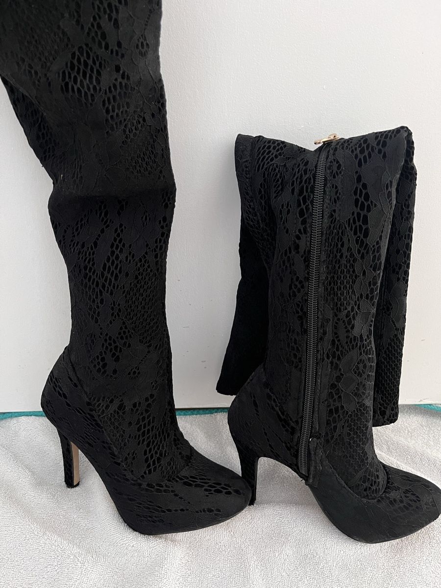 Scarpe da donna: COMER Overknee Stiefel Spitze Gr.35 – Nuovo e nell'imballaggio originale da Oberegg venduto da MZ_DiesundDas