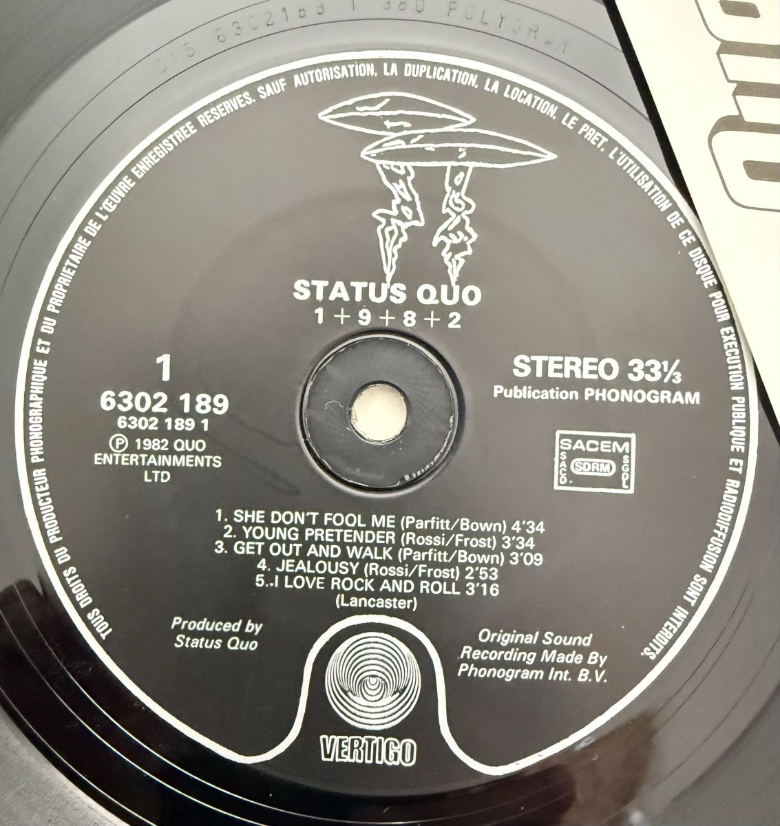Dischi in vinile: Status Quo 1+9+8+2 Vinyl Schallplatte 1982 – Usato da Goldach venduto da Messerguru 5