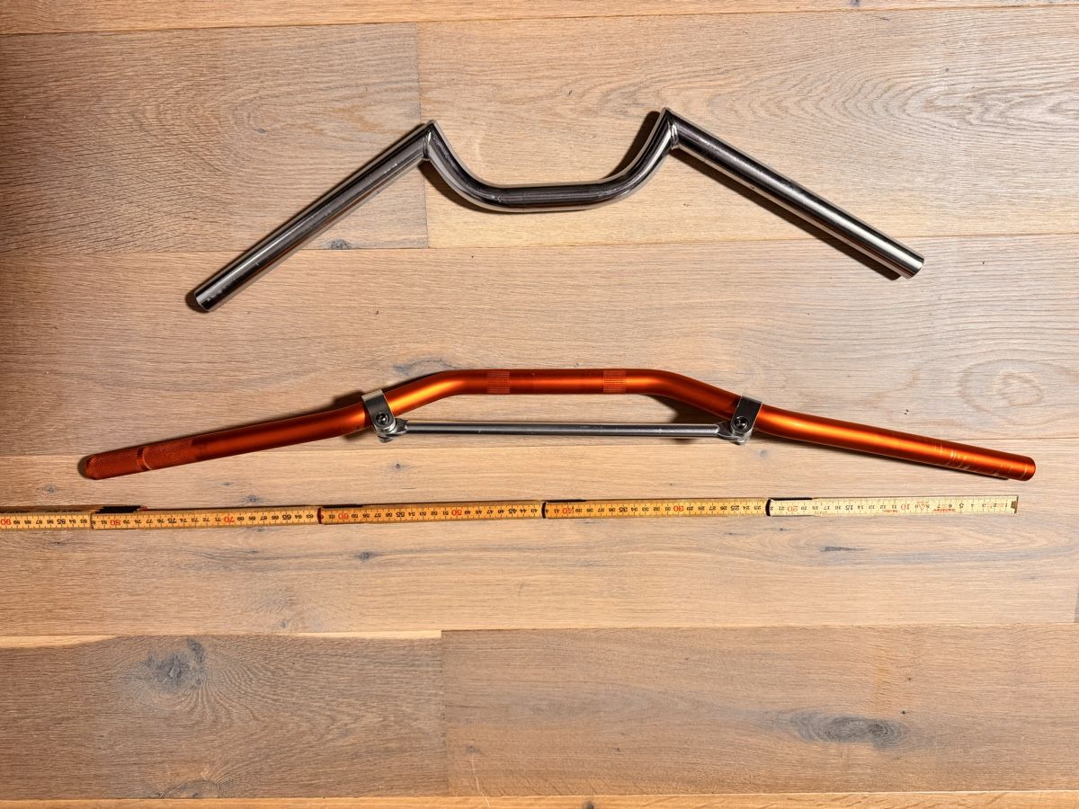 Ciclomotori: Mofa Lenker Set Orange & Chrom, Top Zustand! – Usato da Wichtrach venduto da Zaht